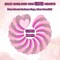 Pink-Rose Heart-Garland Streamer Party Decorations - 52Ft Valentine Happy Birthday Banner Decorations for Girls Women Backdrop Bridal Baby Shower Bachelorette Valentines Day Decor